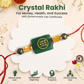 Crystal Rakhi for Money, Health and Success